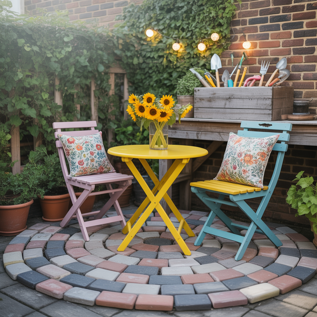 cheap small patio paver projects