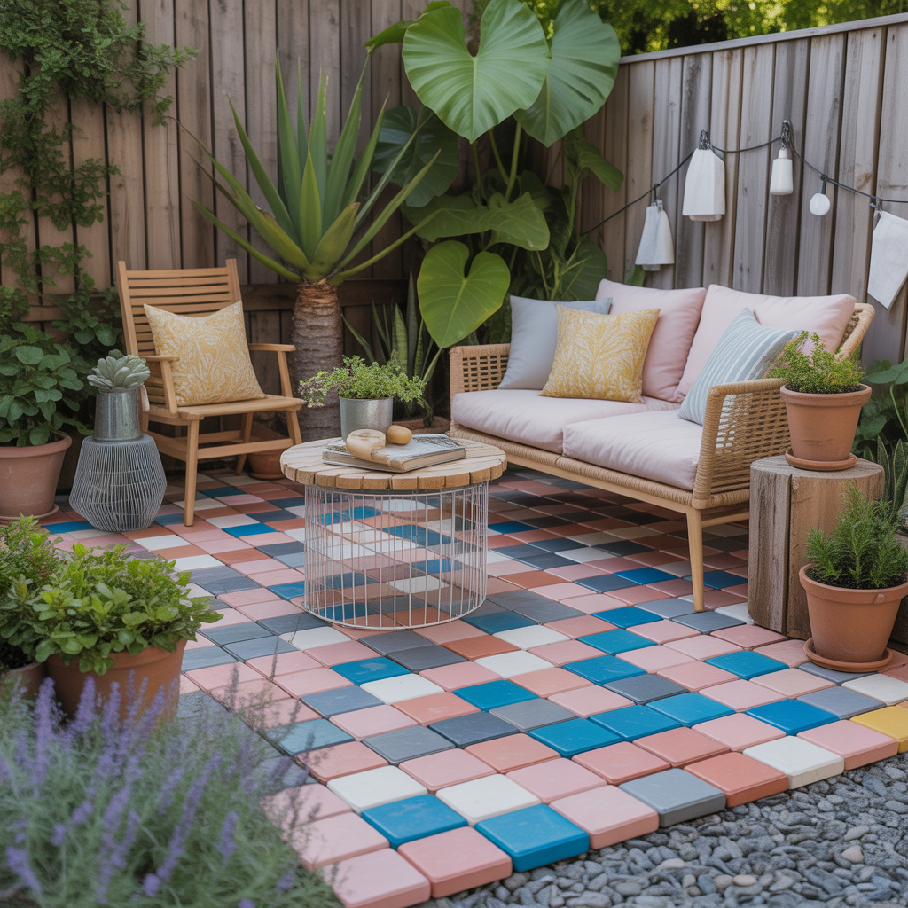 cheap small patio paver projects