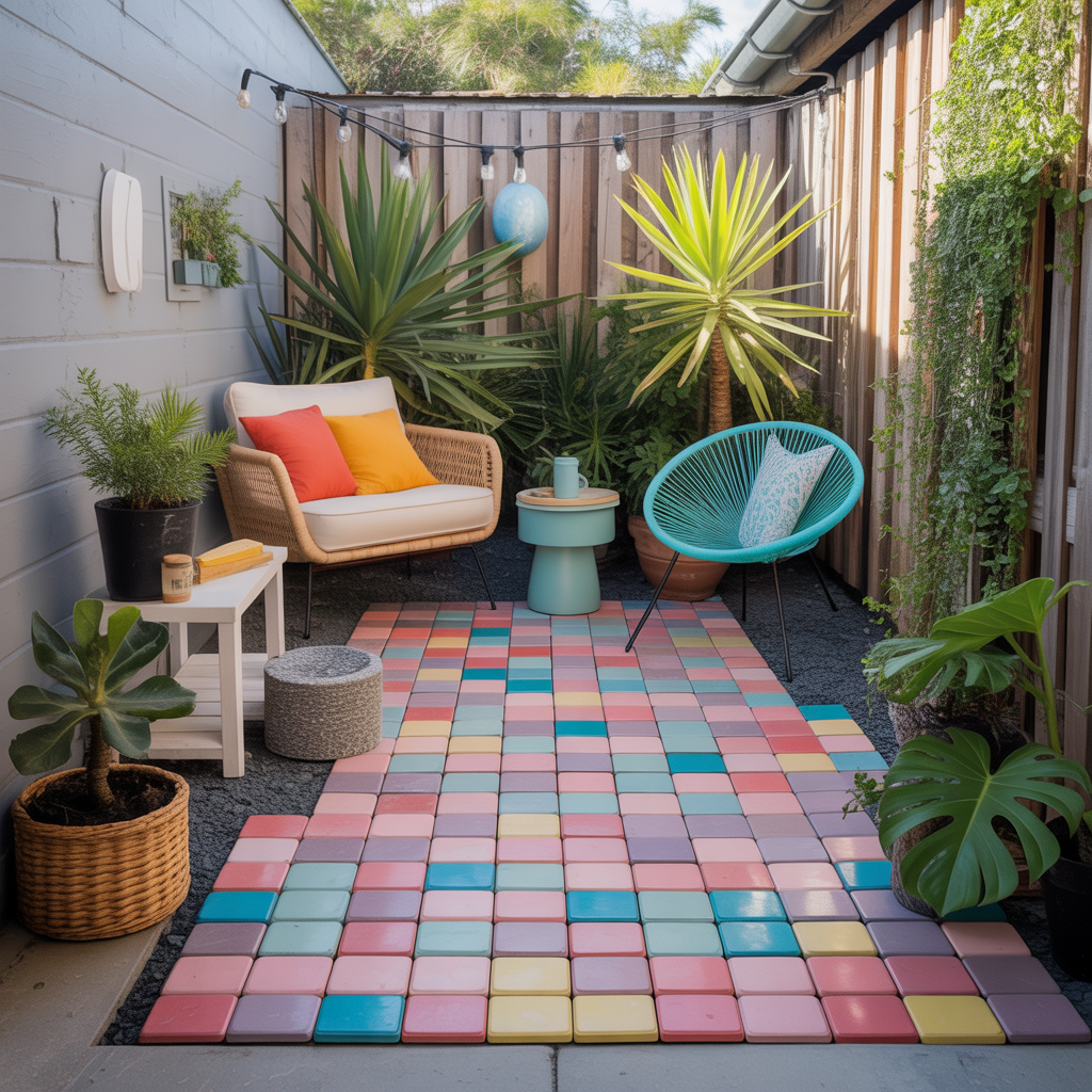 cheap small patio paver projects