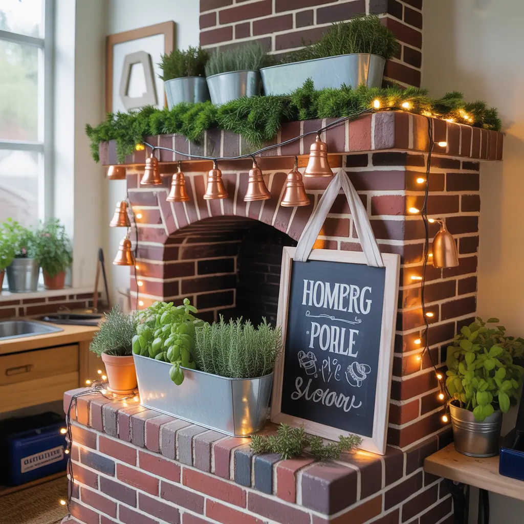 chimney decorating ideas