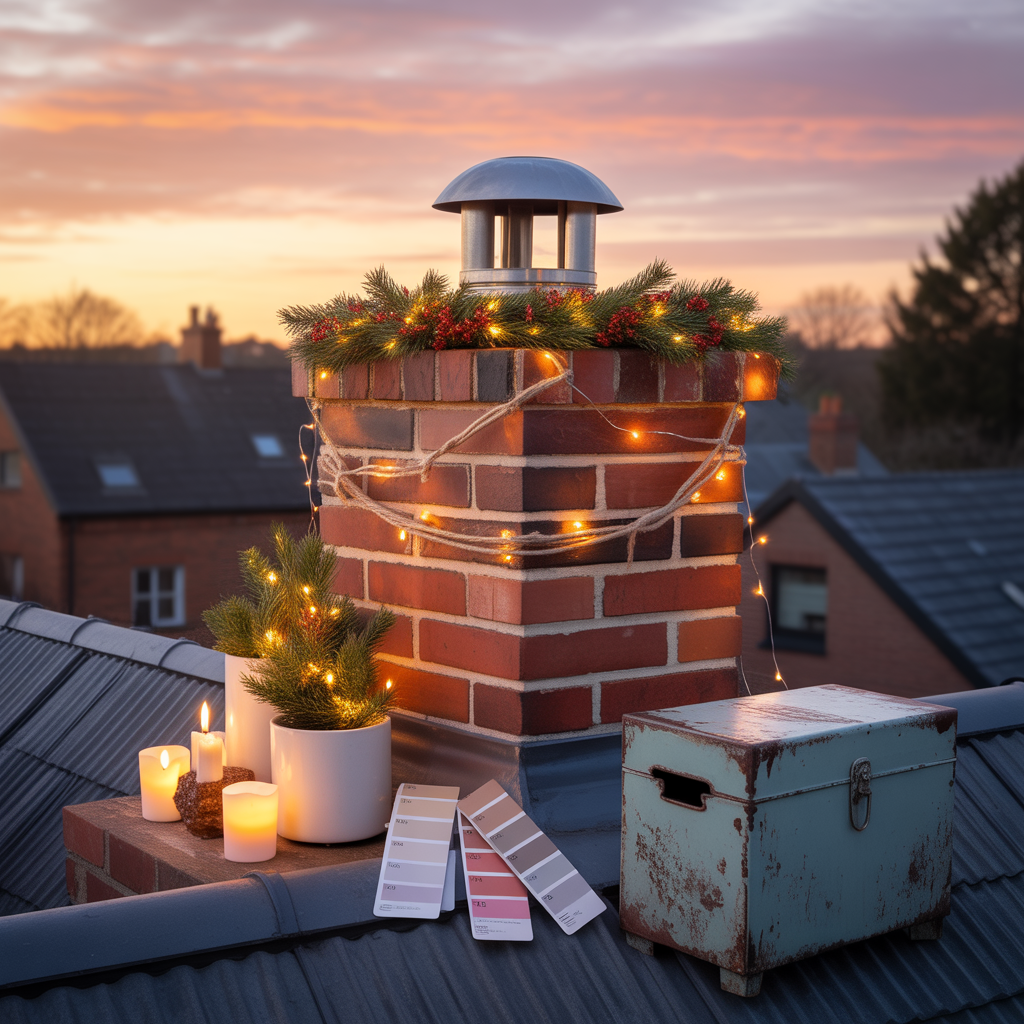 chimney decorating ideas