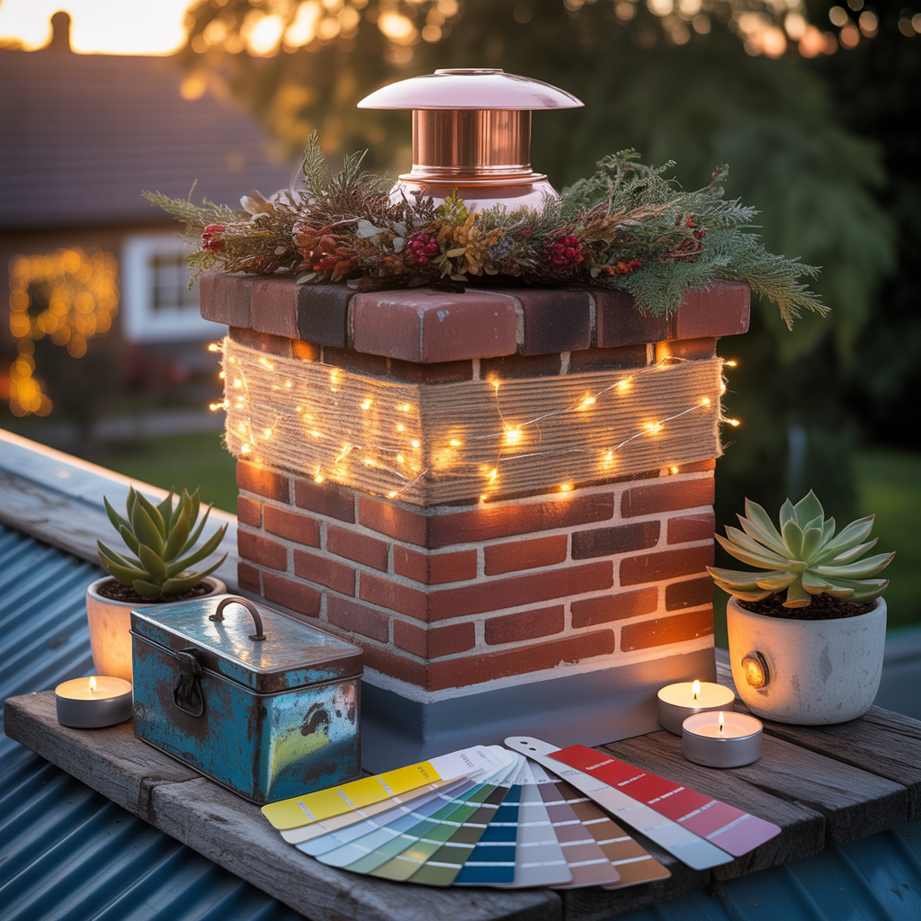 chimney decorating ideas