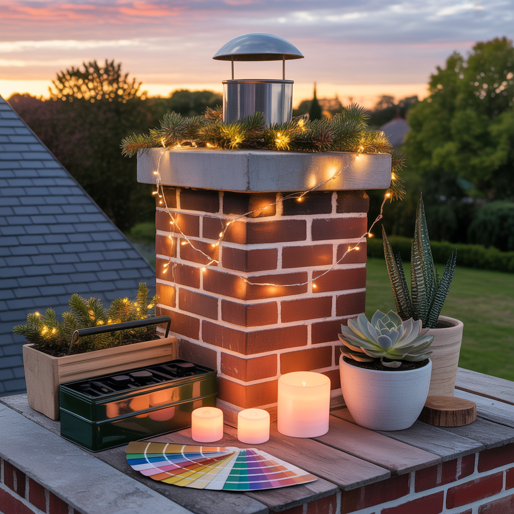 chimney decorating ideas