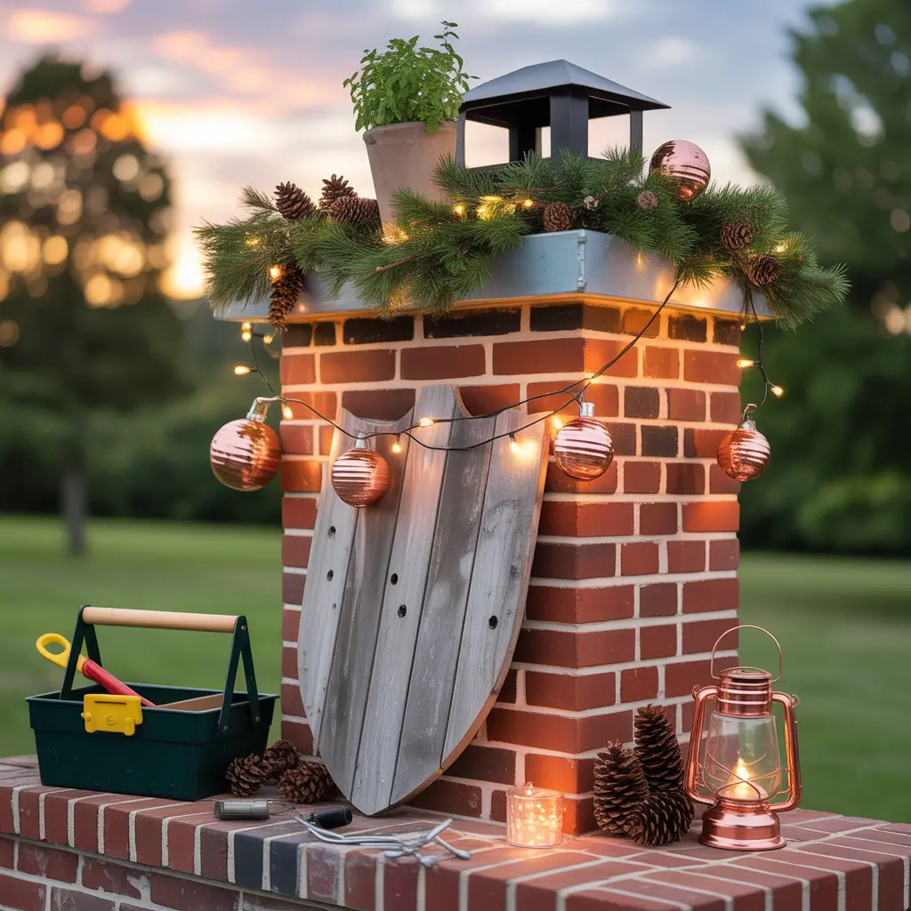 chimney decorating ideas
