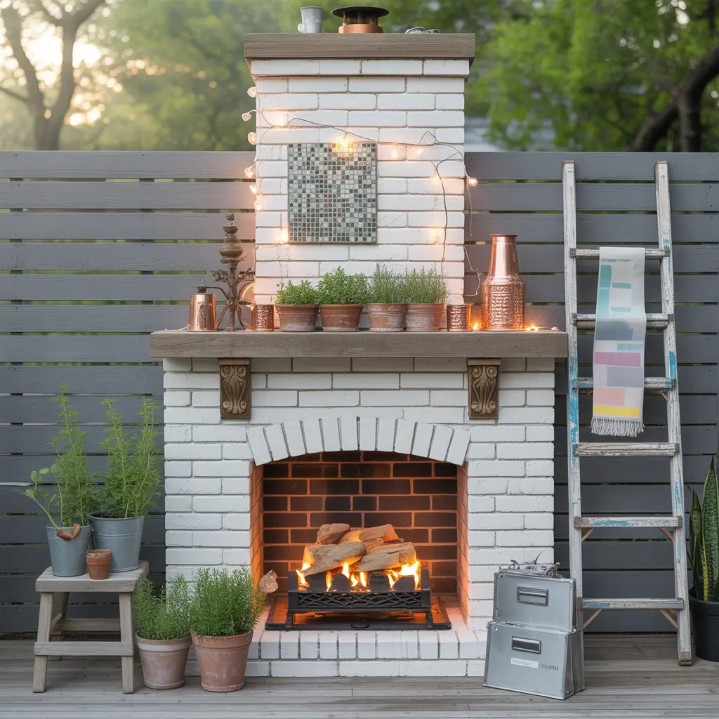 chimney decorating ideas