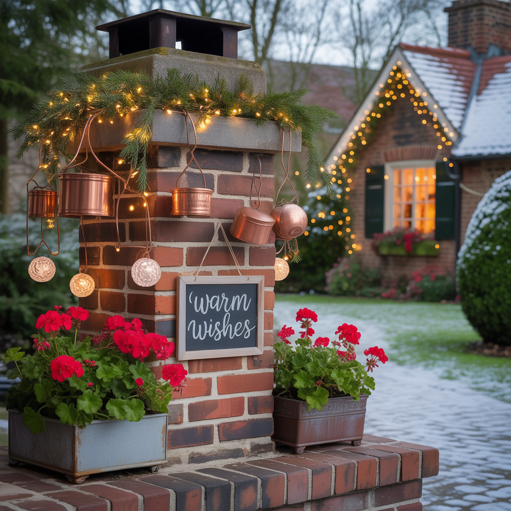 chimney decorating ideas