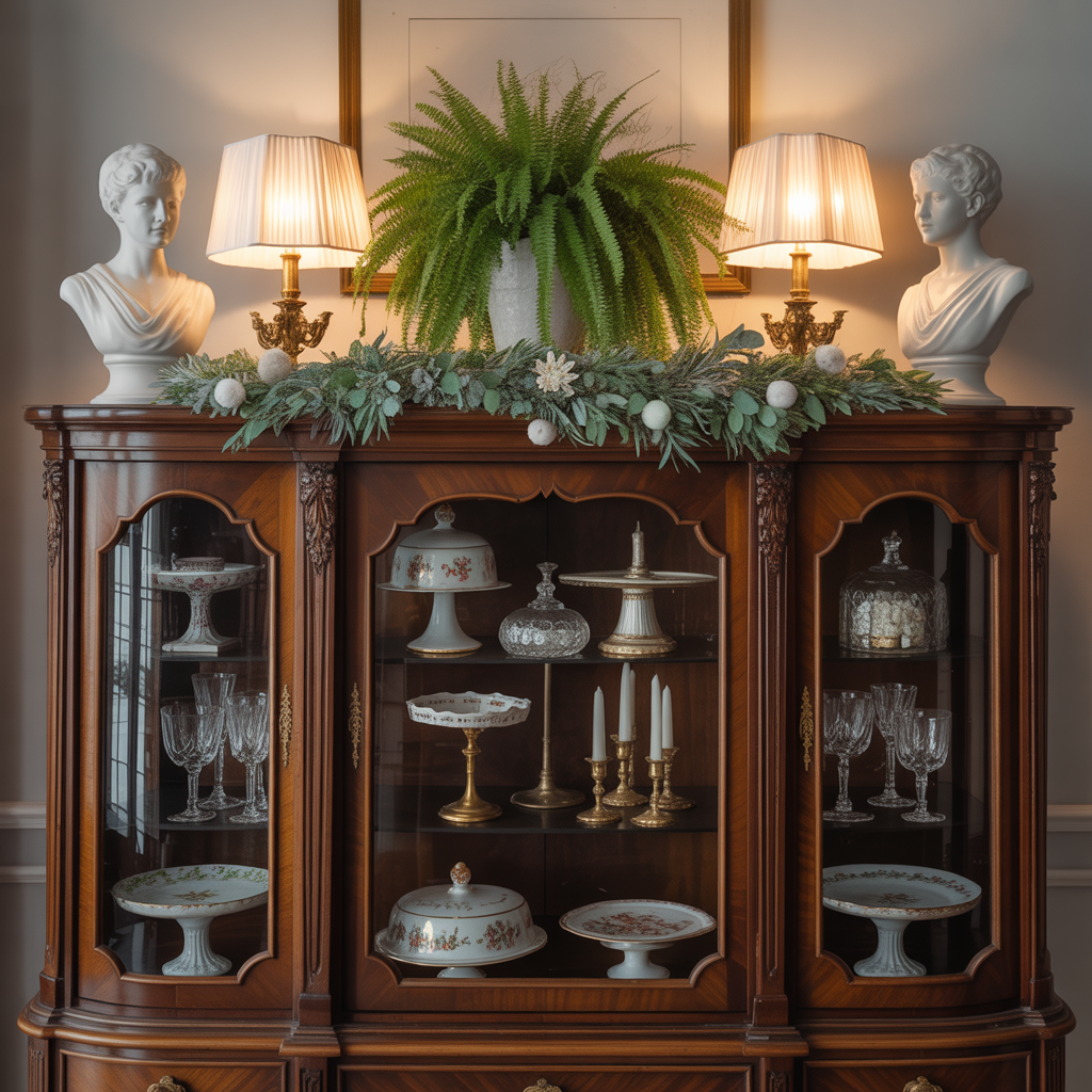 china cabinet decorating top ideas