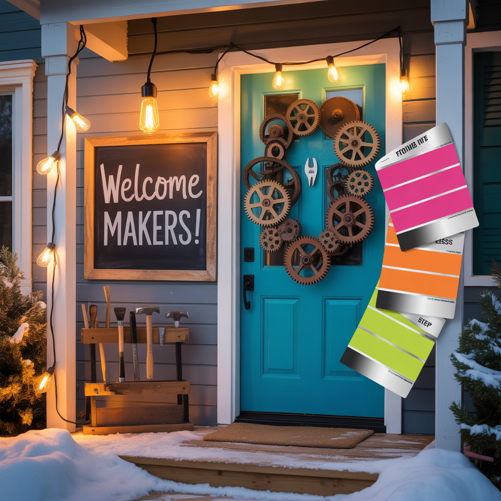 christmas door decor contest ideas