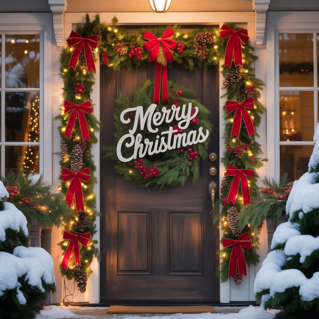 christmas door decor contest ideas