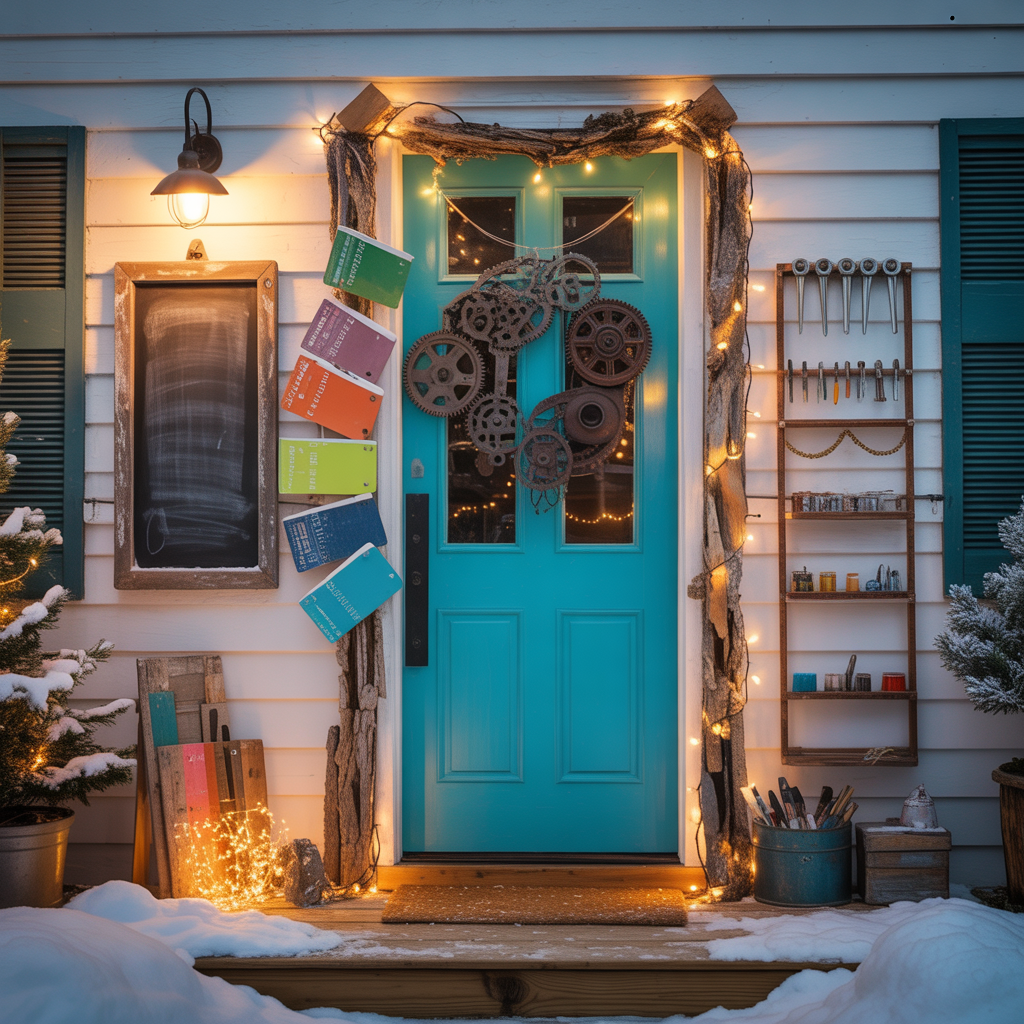 christmas door decor contest ideas