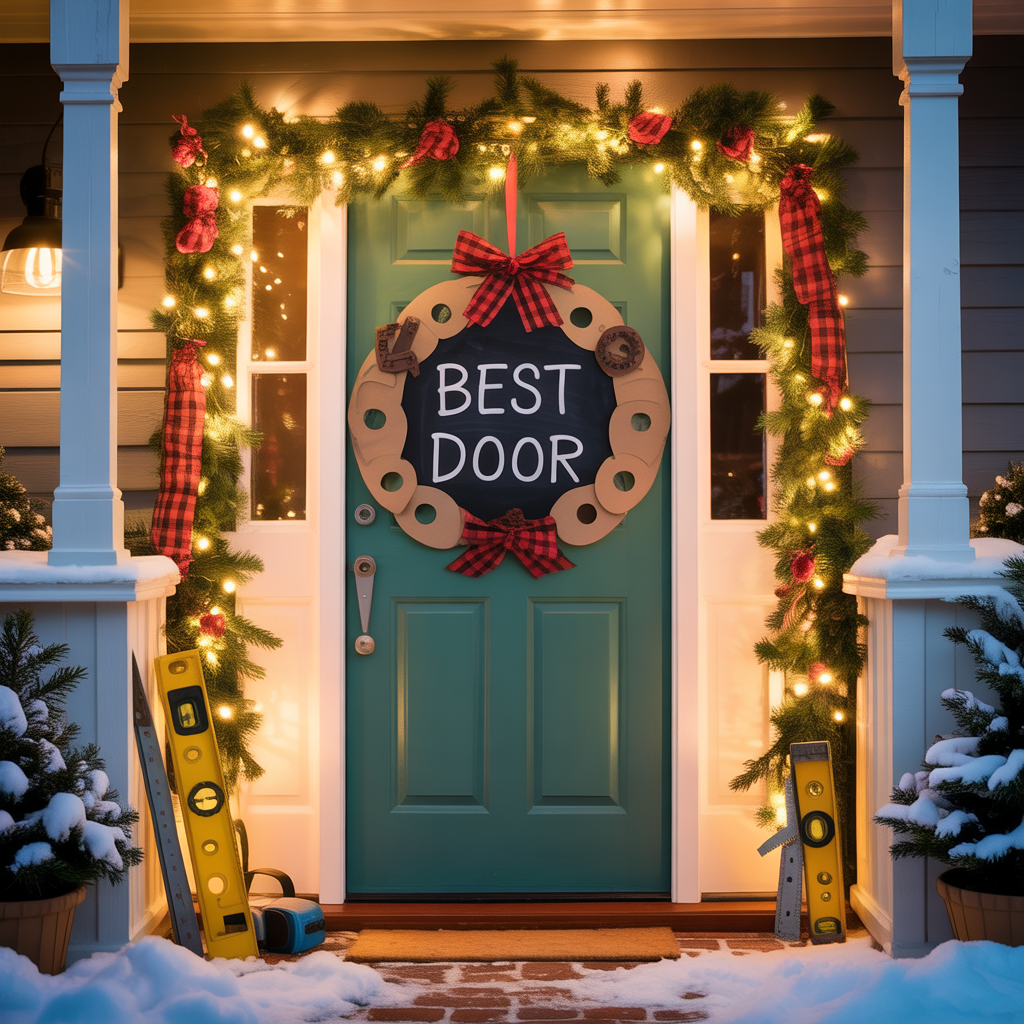christmas door decor contest ideas