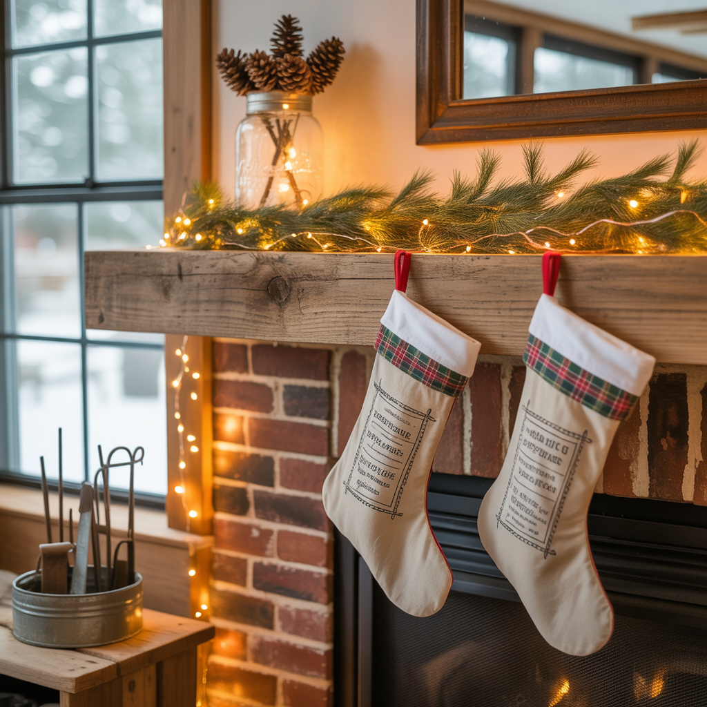 christmas mantle decor