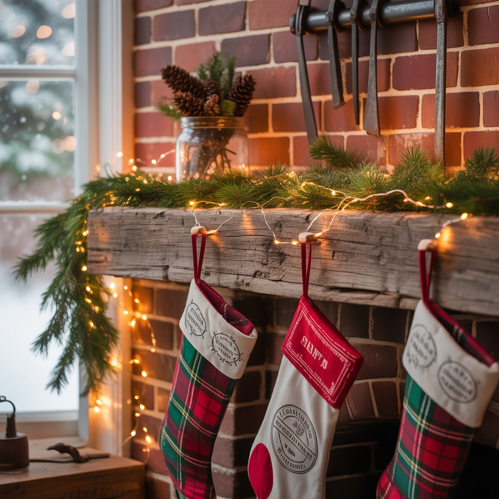 christmas mantle decor