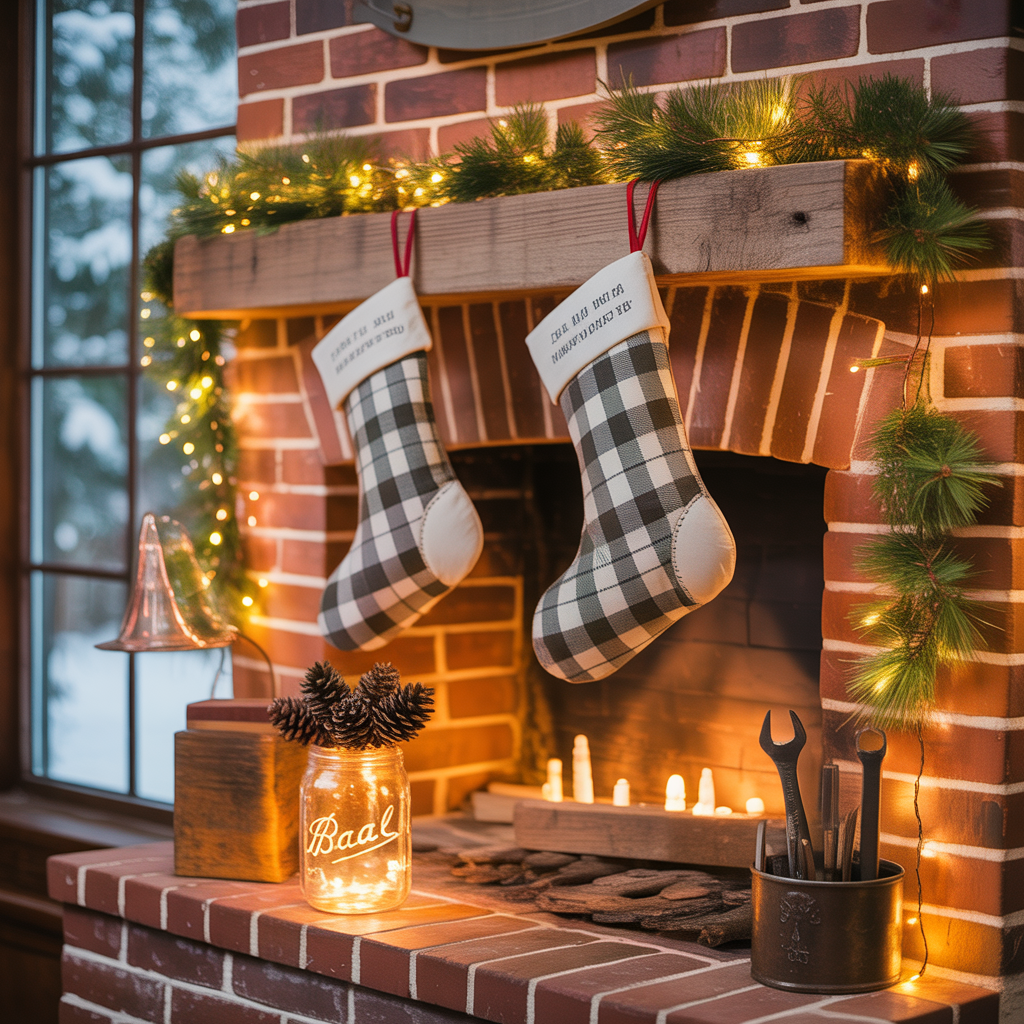 christmas mantle decor