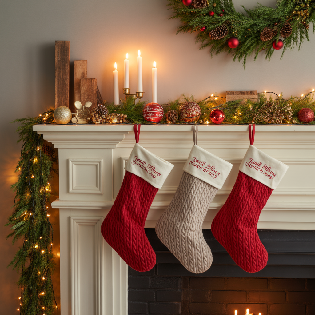 christmas mantle decor