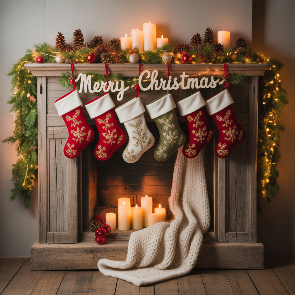christmas mantle decor