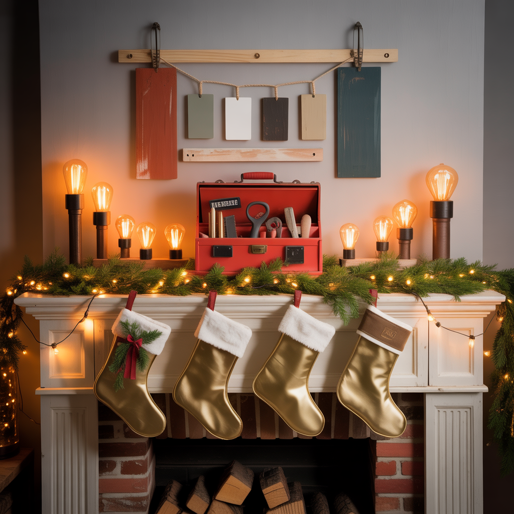 christmas mantle decor