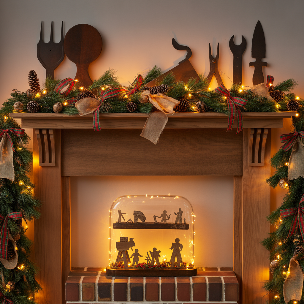 christmas mantle decor