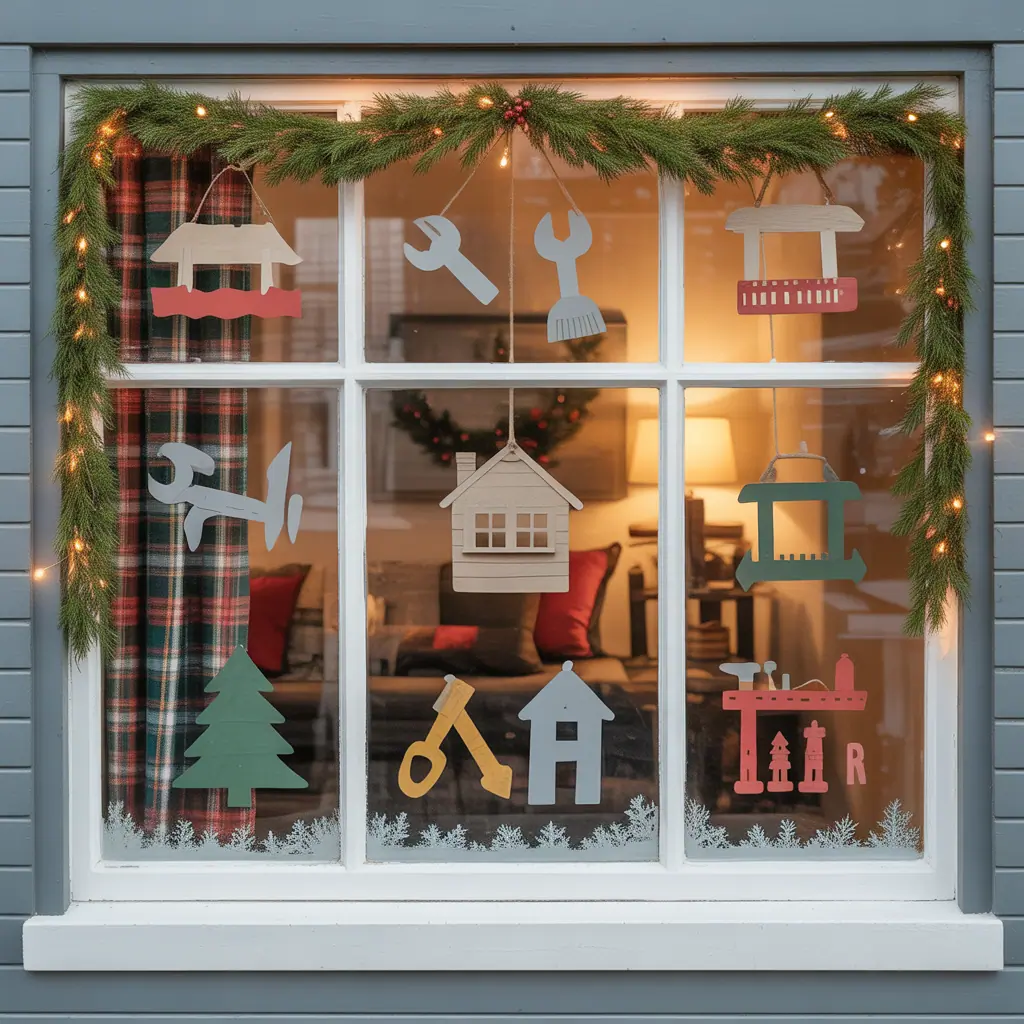 christmas window displays simple ideas