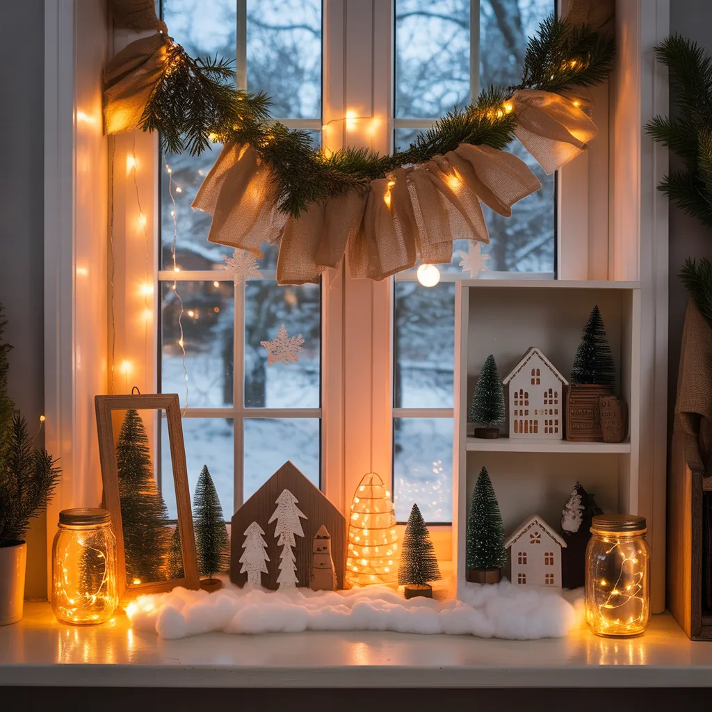 christmas window displays simple ideas