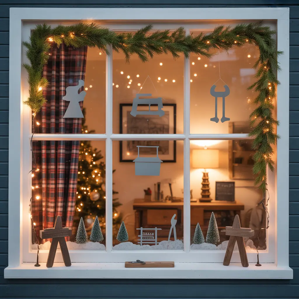 christmas window displays simple ideas