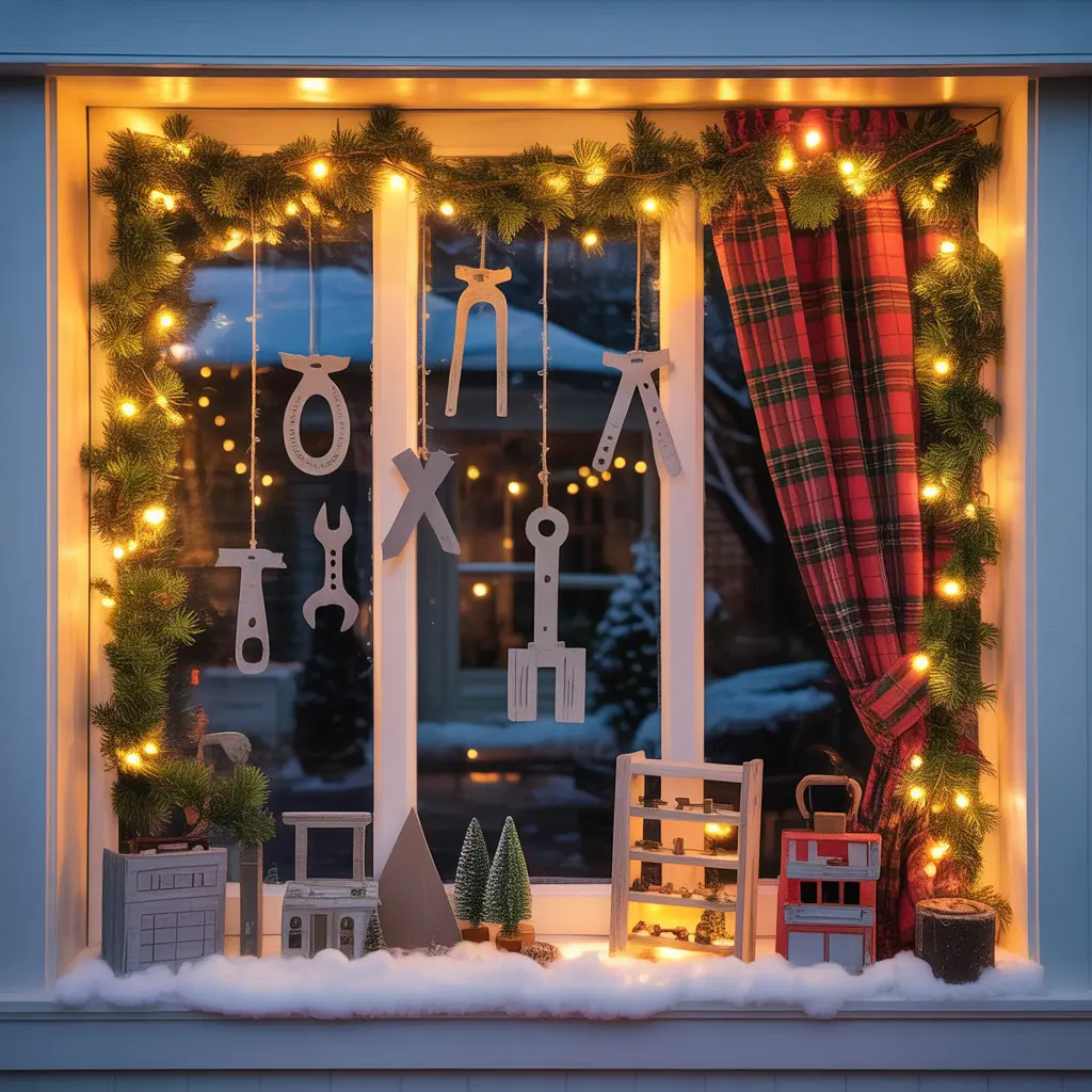 christmas window displays simple ideas