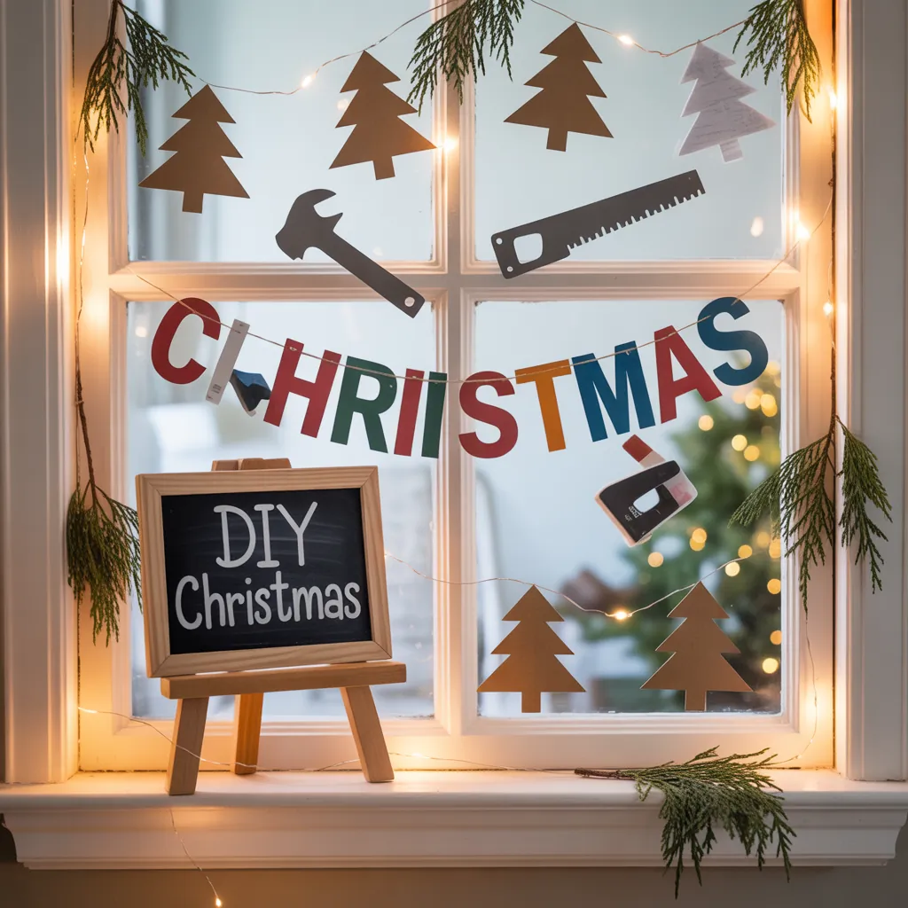 christmas window displays simple ideas