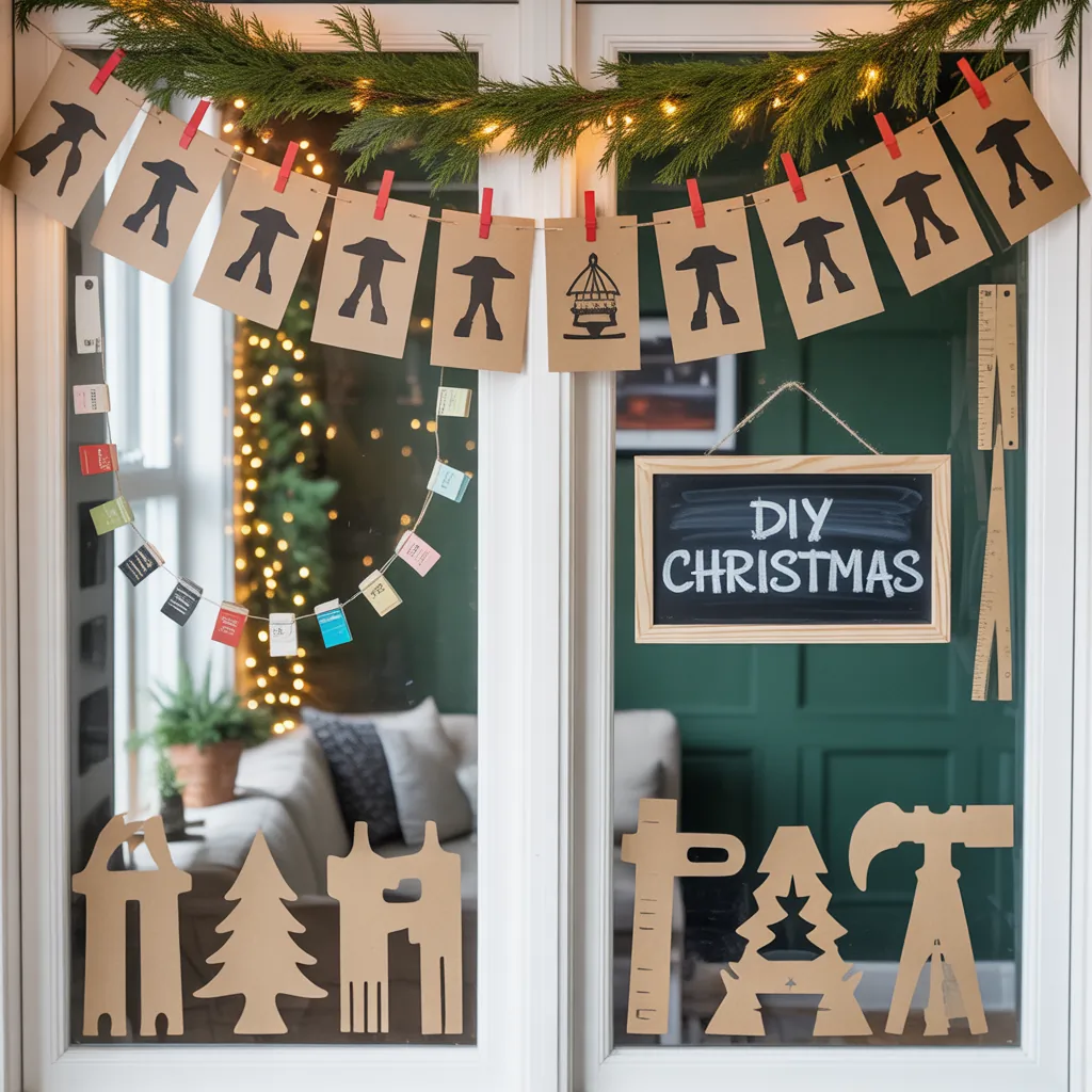 christmas window displays simple ideas
