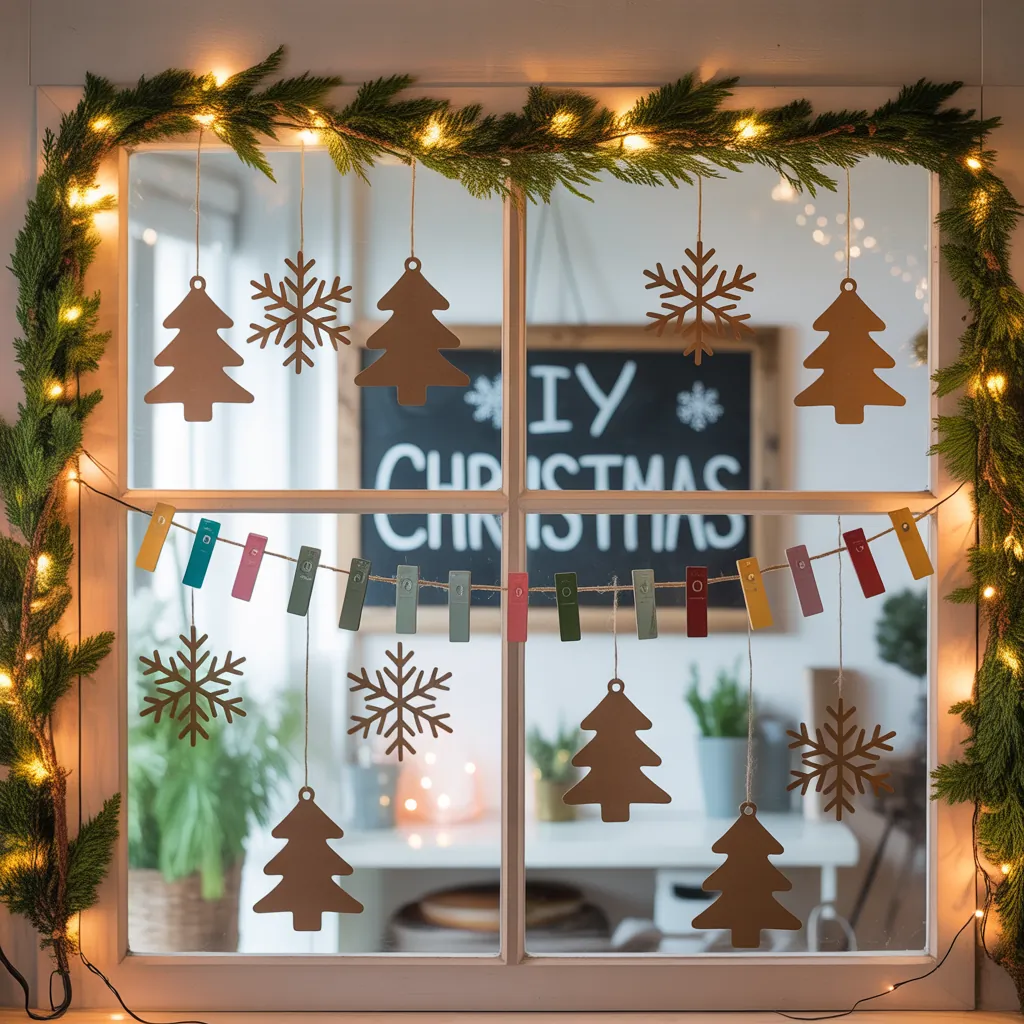 christmas window displays simple ideas