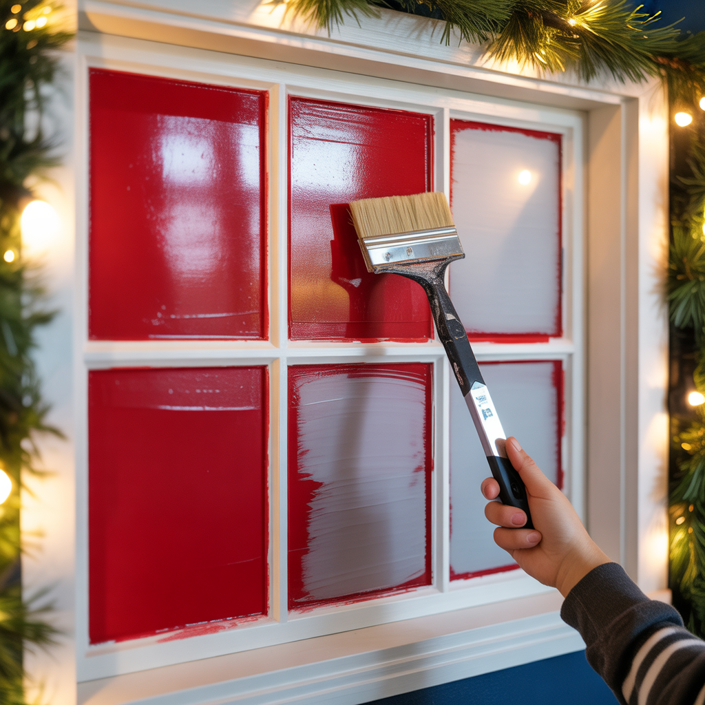christmas window painting inspiration
