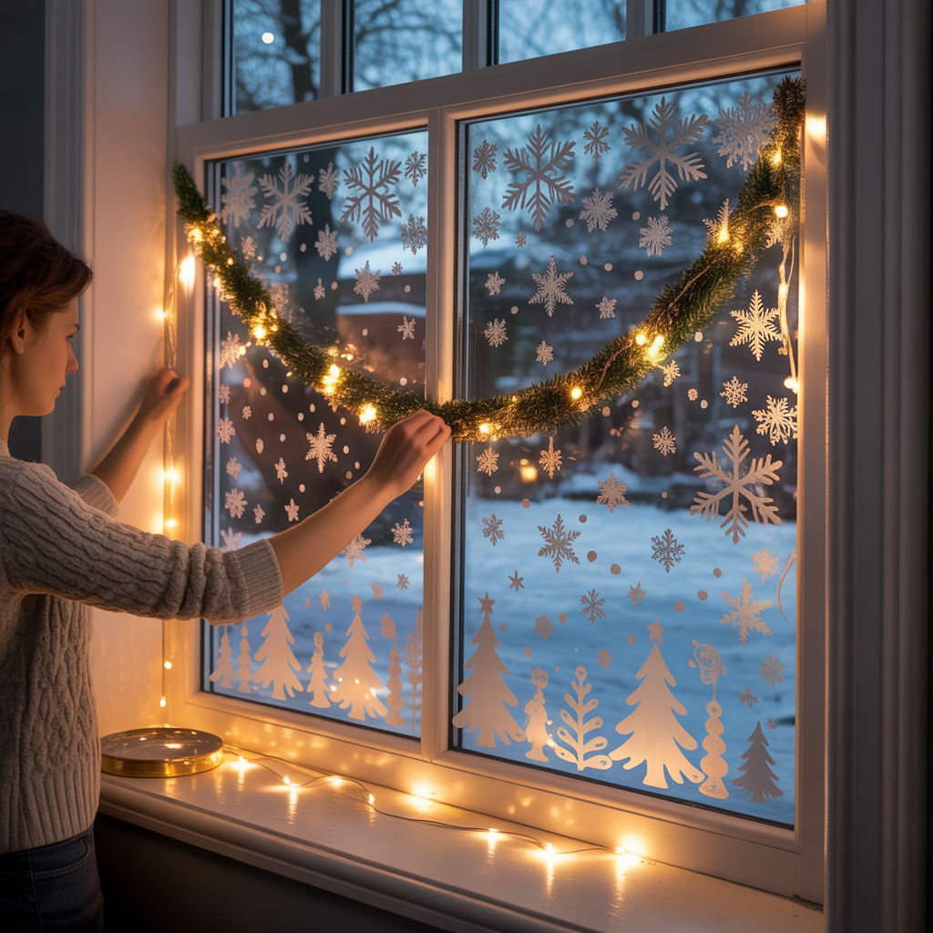 christmas window painting inspiration