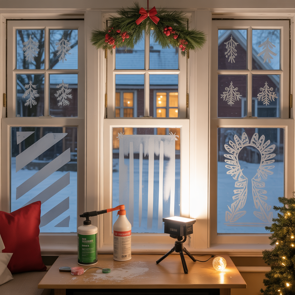 christmas window painting inspiration