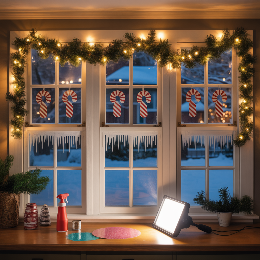christmas window painting inspiration