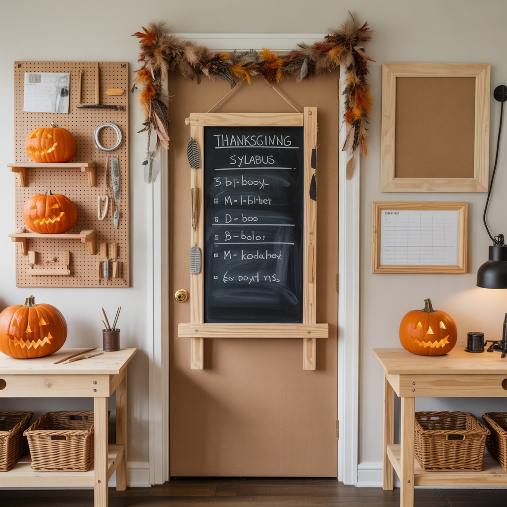 classroom thanksgiving door decor