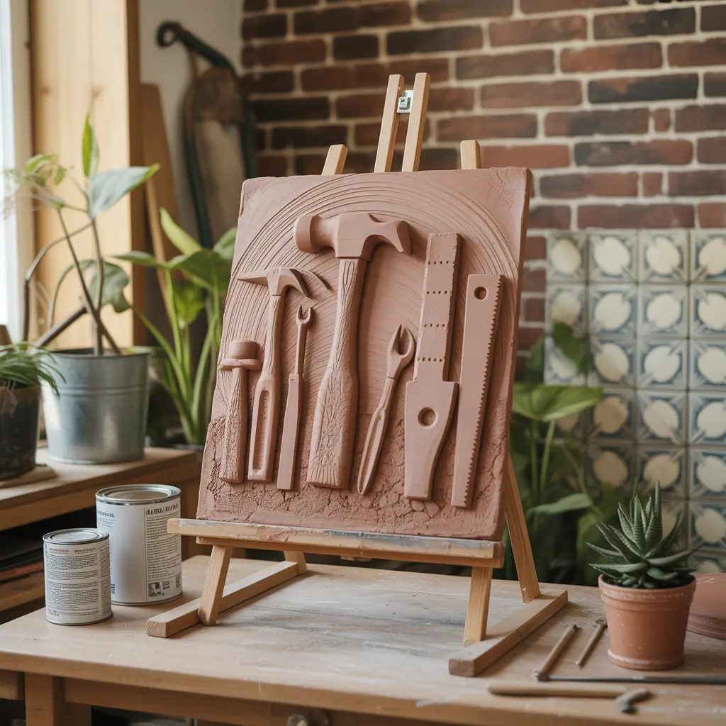 clay relief sculpture creative ideas