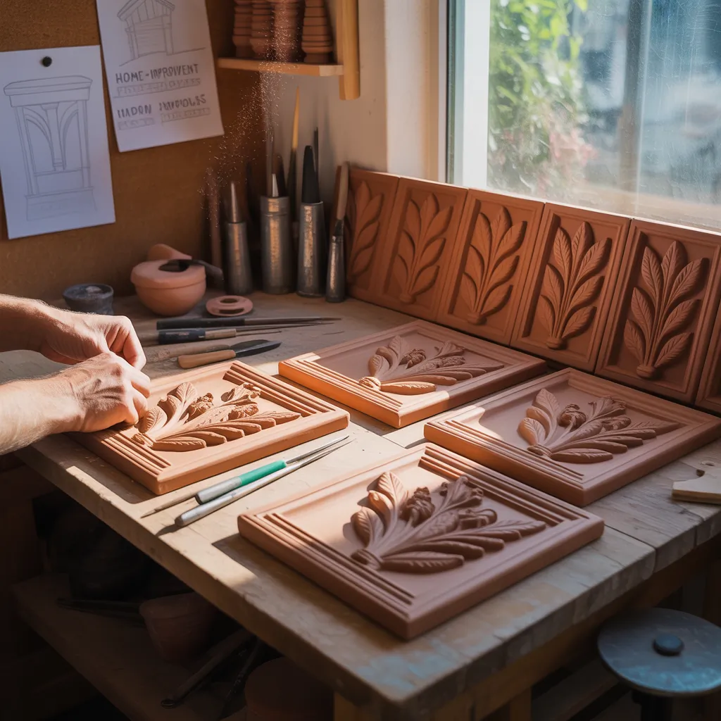 clay relief sculpture creative ideas