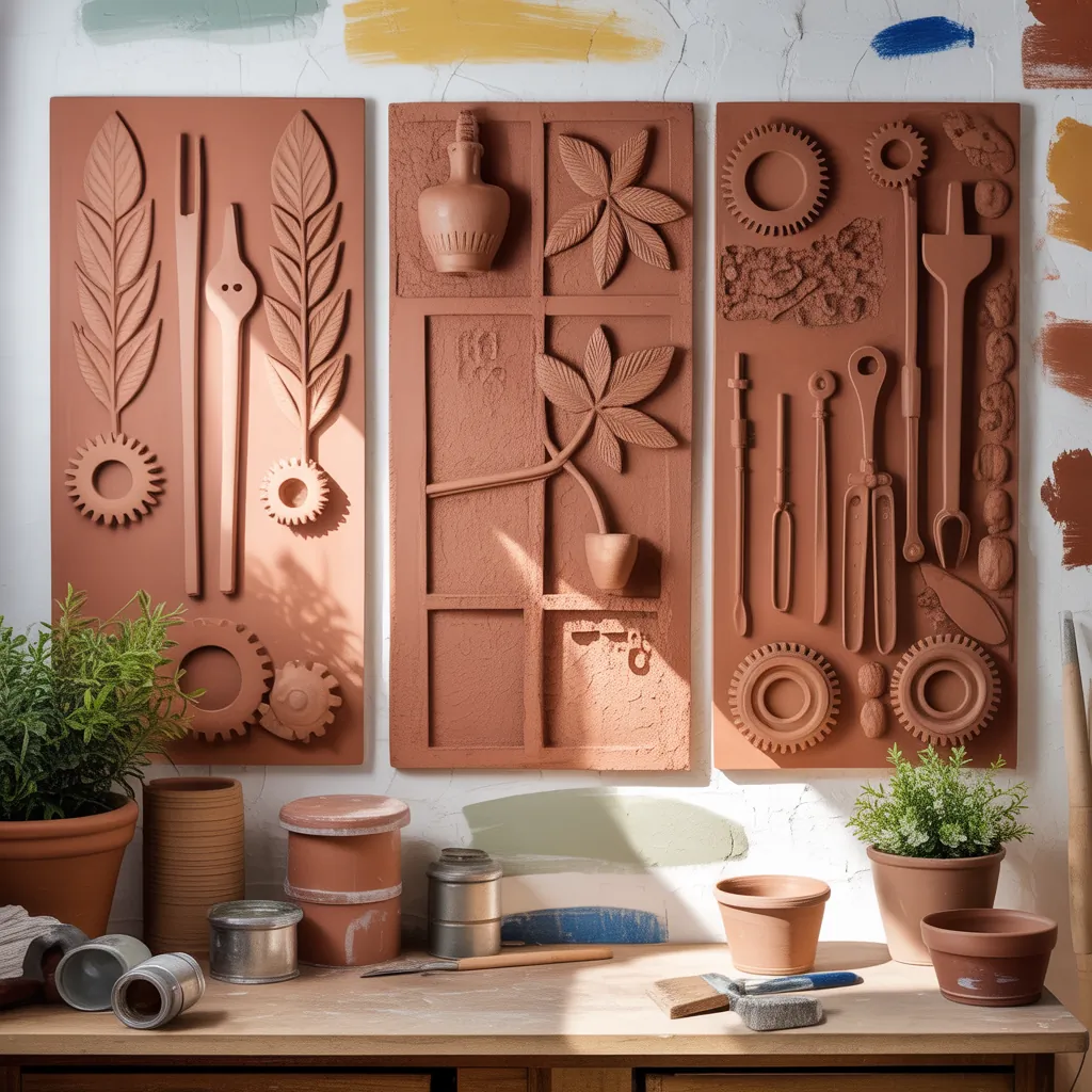 clay relief sculpture creative ideas