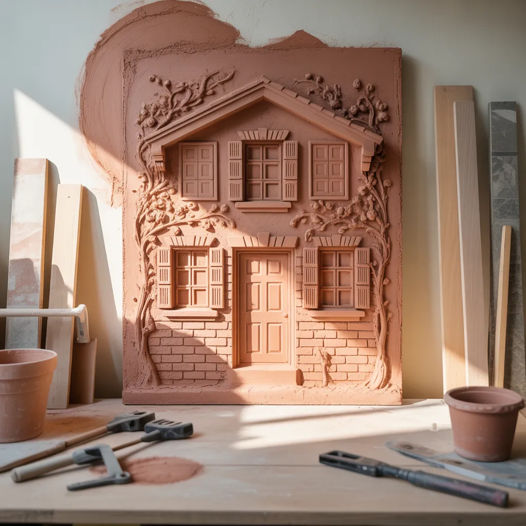 clay relief sculpture creative ideas