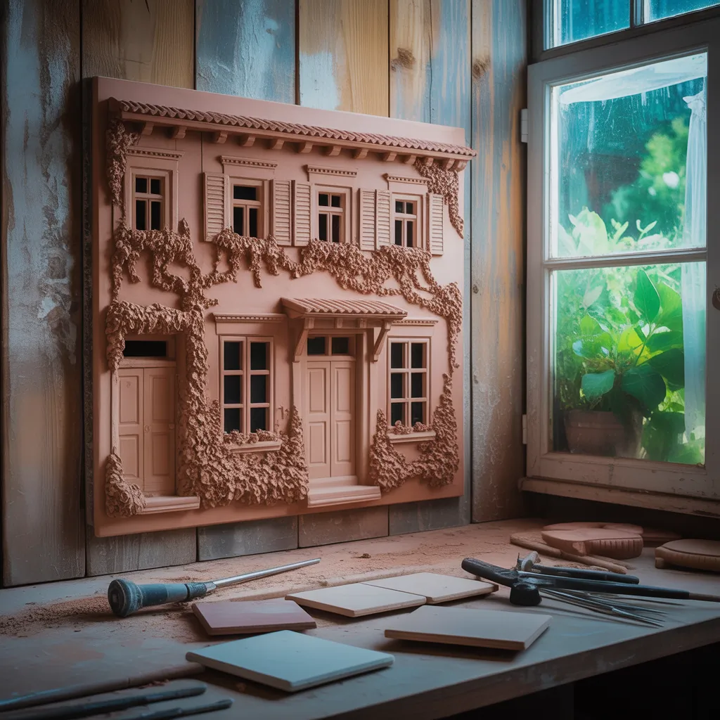 clay relief sculpture creative ideas