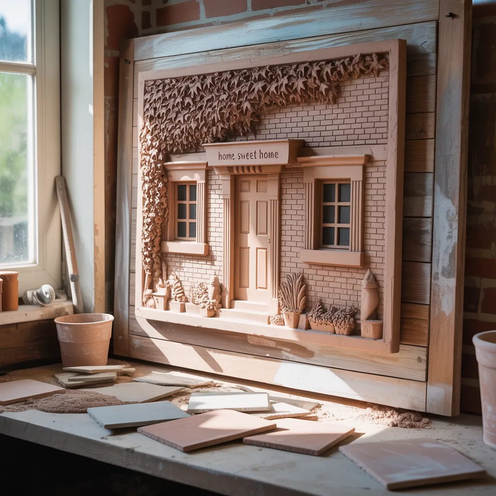 clay relief sculpture creative ideas