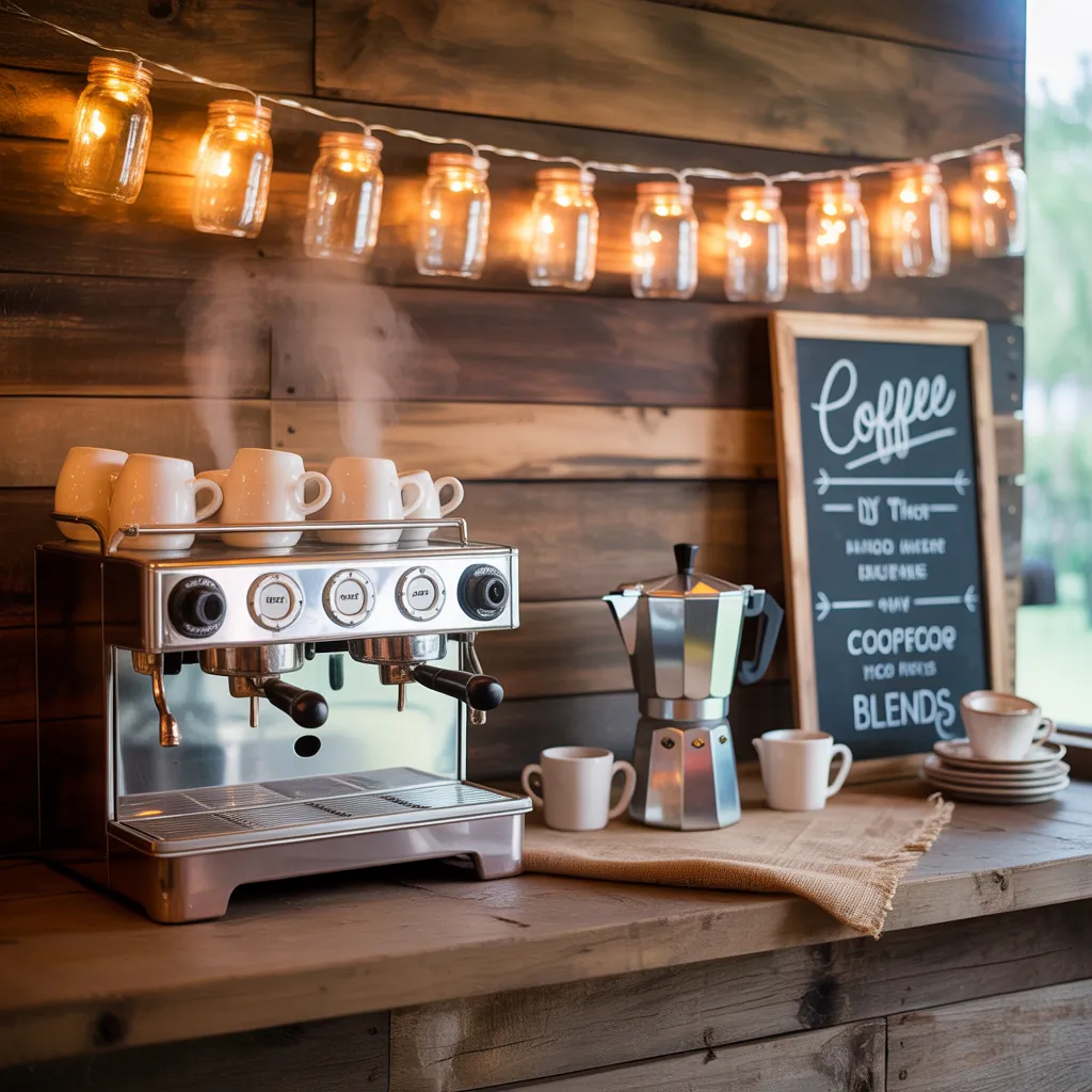 coffee bar ideas for wedding