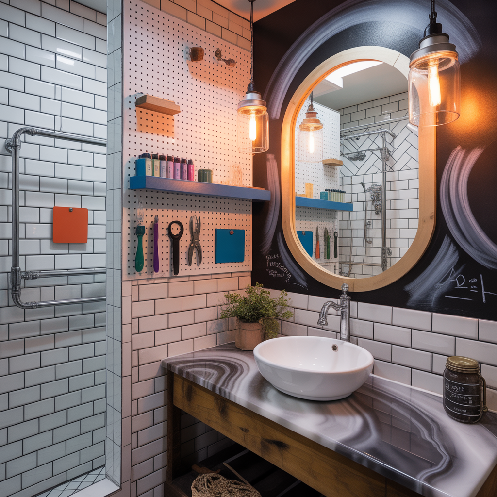 College Bathroom Decor