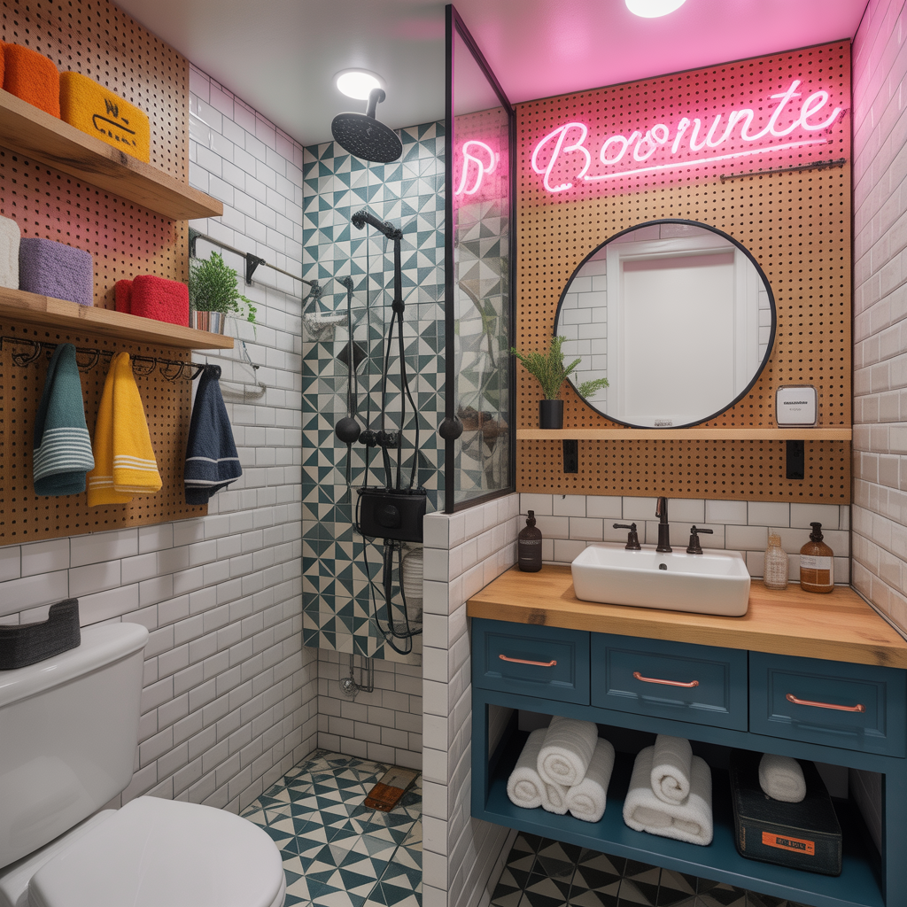 College Bathroom Decor