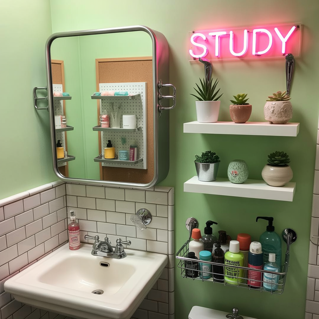 College Bathroom Decor
