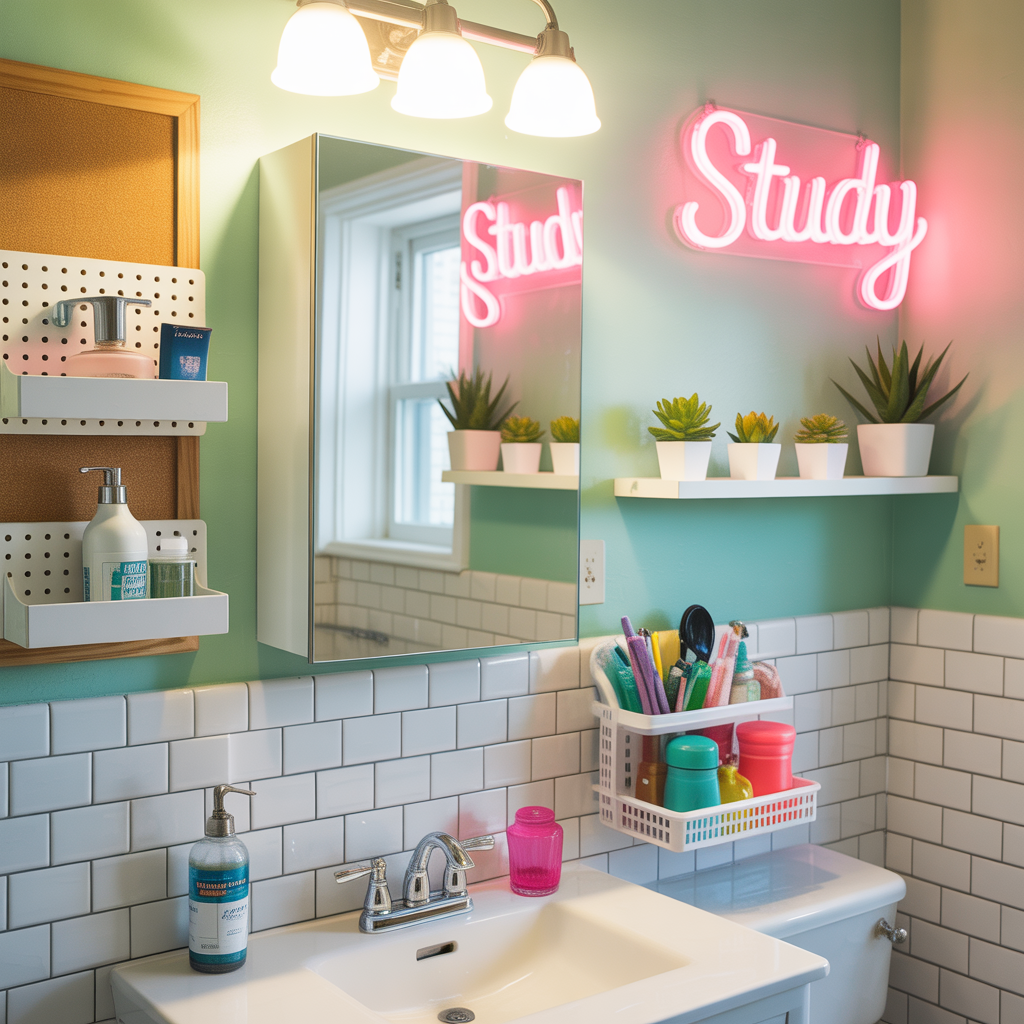 College Bathroom Decor