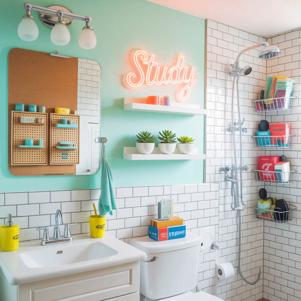 College Bathroom Decor