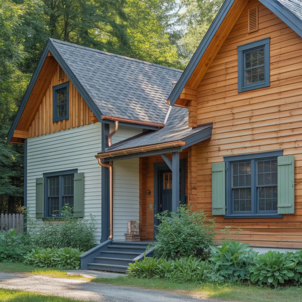 color ideas for wood houses