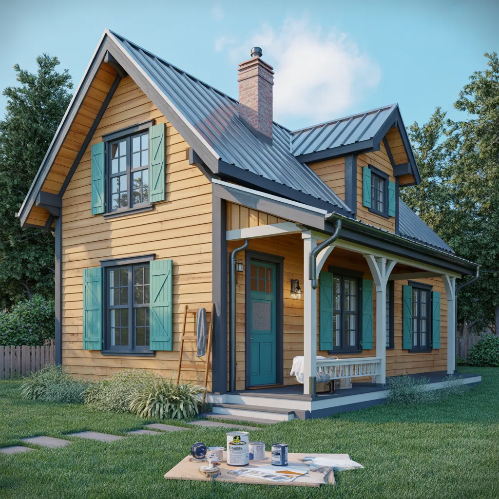 color ideas for wood houses