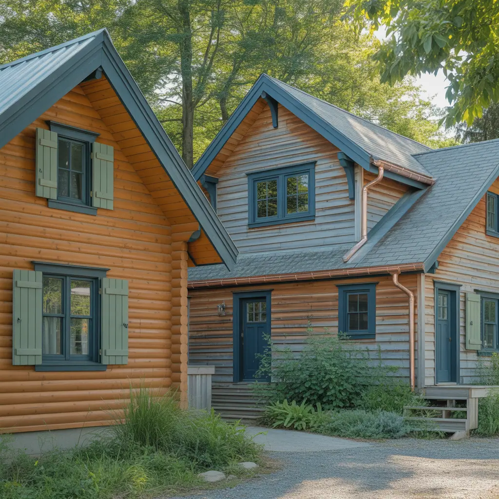 color ideas for wood houses