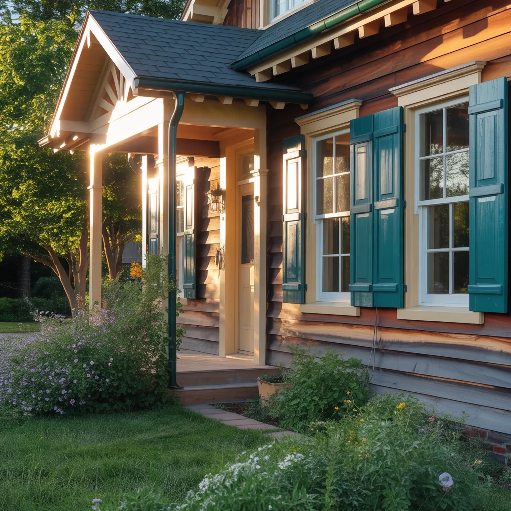 color ideas for wood houses